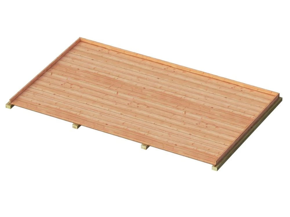 Vuren Blokhut Vloer 9 m2 - Afbeelding 1